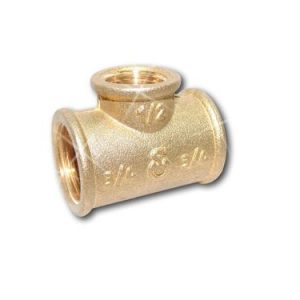 Тройник латунный Ду 20х15 (3/4″х1/2″) Цветлит