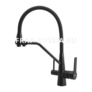 Смеситель для кухни со встроенным фильтром (краном) под питьевую воду Frap F4374-6