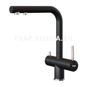 Смеситель для кухни со встроенным фильтром (краном) под питьевую воду Frap FX43752-7