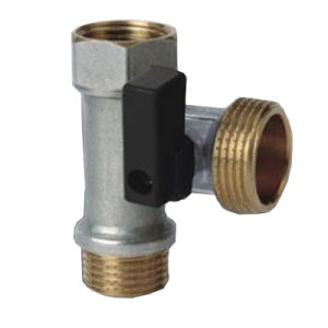 Кран шаровой трехходовой 1/2″Fх3/4″Мх1/2″М, F232.04